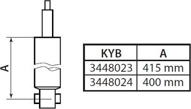 KYB 3448024 - Amortizators onlydrive.pro