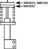 KYB SM5475 - Pakabos statramsčio atraminis guolis onlydrive.pro