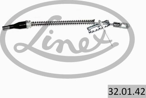 Linex 32.01.42 - Cable, parking brake onlydrive.pro