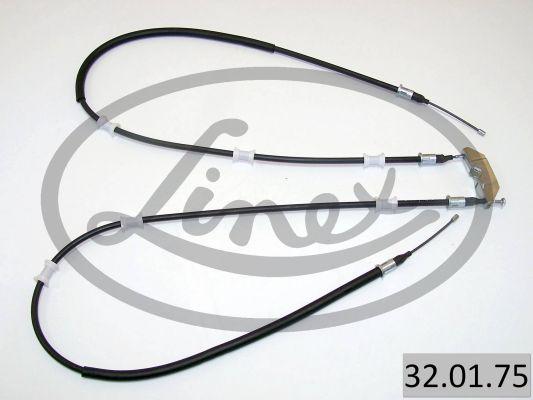 Linex 32.01.75 - Cable, parking brake onlydrive.pro