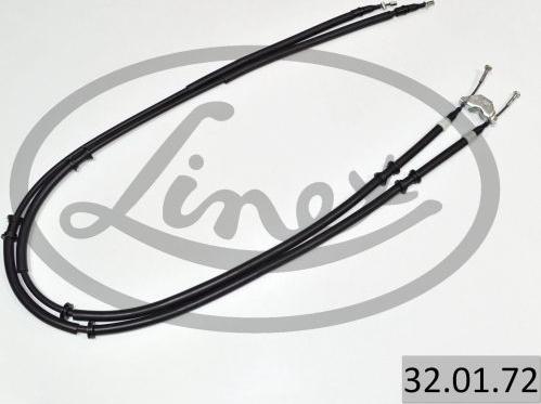 Linex 32.01.72 - Cable, parking brake onlydrive.pro