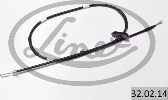 Linex 32.02.14 - Cable, parking brake onlydrive.pro