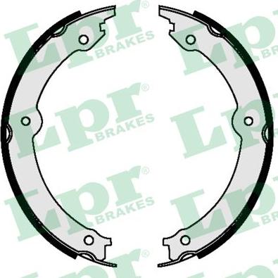 LPR 09620 - Brake Shoe Set, parking brake onlydrive.pro