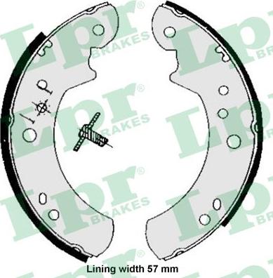 LPR 05060B - Brake Shoe Set onlydrive.pro