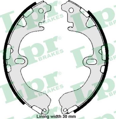 LPR 05810 - Brake Shoe Set onlydrive.pro