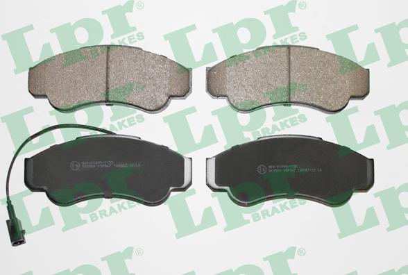 LPR 05P967 - Brake Pad Set, disc brake onlydrive.pro