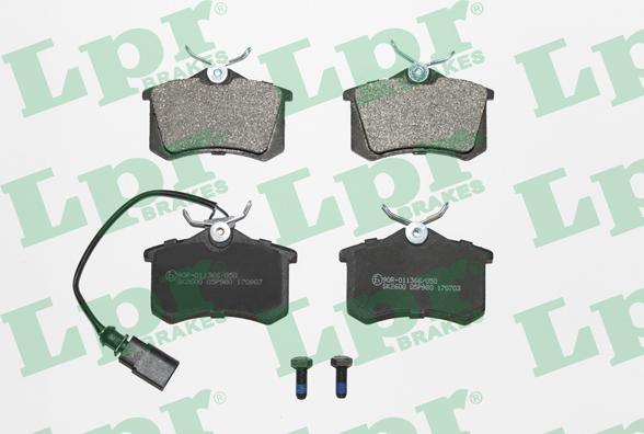 LPR 05P980 - Brake Pad Set, disc brake onlydrive.pro