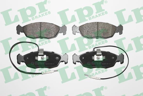 LPR 05P450 - Brake Pad Set, disc brake onlydrive.pro