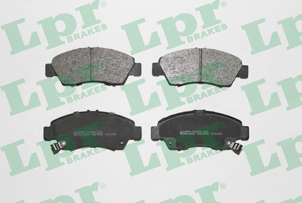 LPR 05P558 - Brake Pad Set, disc brake onlydrive.pro