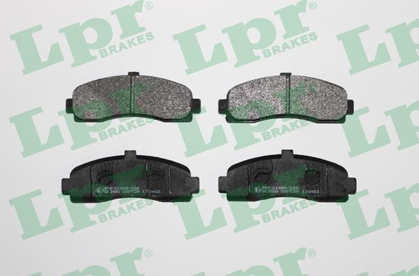 LPR 05P539 - Brake Pad Set, disc brake onlydrive.pro