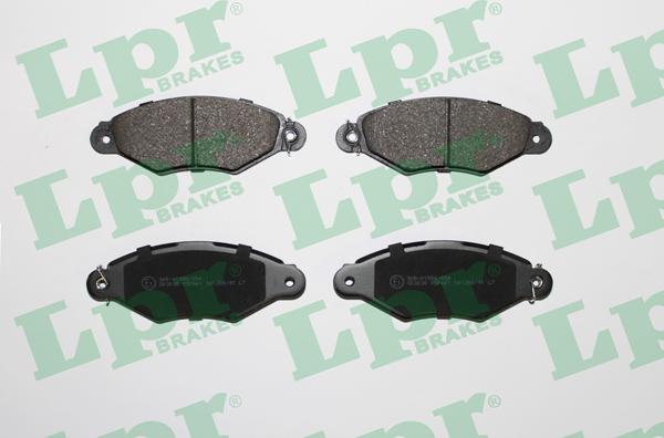 LPR 05P661 - Brake Pad Set, disc brake onlydrive.pro