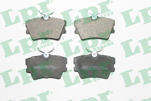 LPR 05P616 - Brake Pad Set, disc brake onlydrive.pro