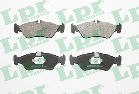 LPR 05P610 - Brake Pad Set, disc brake onlydrive.pro