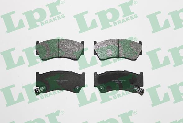 LPR 05P617 - Brake Pad Set, disc brake onlydrive.pro