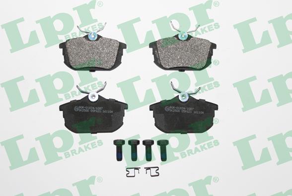 LPR 05P621 - Brake Pad Set, disc brake onlydrive.pro