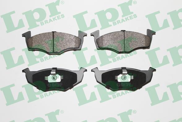 LPR 05P627 - Brake Pad Set, disc brake onlydrive.pro