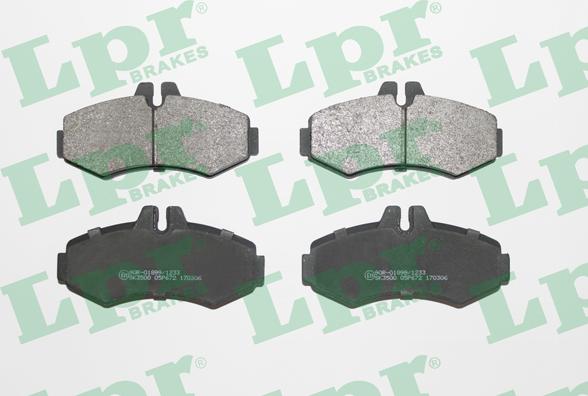 LPR 05P672 - Brake Pad Set, disc brake onlydrive.pro