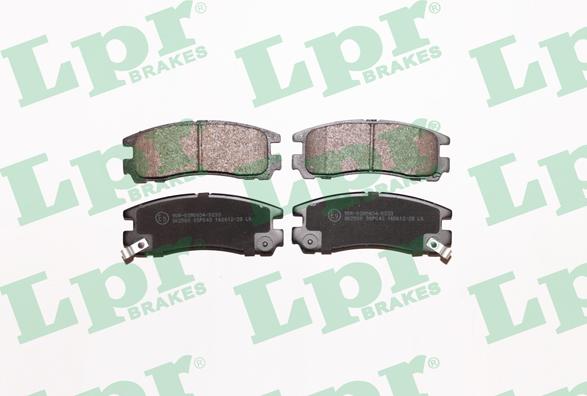 LPR 05P043 - Brake Pad Set, disc brake onlydrive.pro