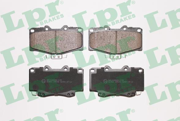 LPR 05P058 - Brake Pad Set, disc brake onlydrive.pro