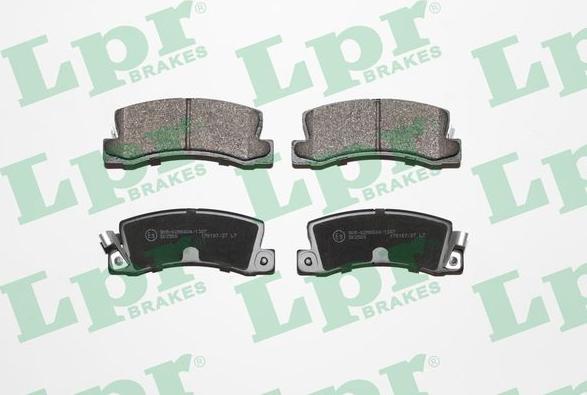 LPR 05P061 - Brake Pad Set, disc brake onlydrive.pro