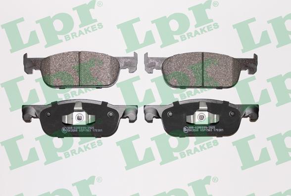 LPR 05P1963 - Brake Pad Set, disc brake onlydrive.pro