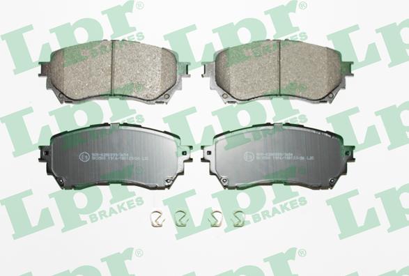 LPR 05P1916 - Brake Pad Set, disc brake onlydrive.pro