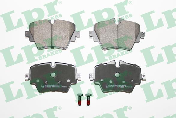 LPR 05P1985 - Brake Pad Set, disc brake onlydrive.pro