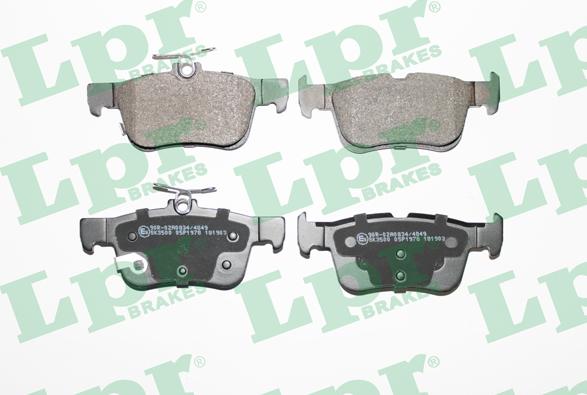 LPR 05P1978 - Brake Pad Set, disc brake onlydrive.pro