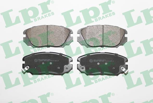 LPR 05P1409 - Brake Pad Set, disc brake onlydrive.pro