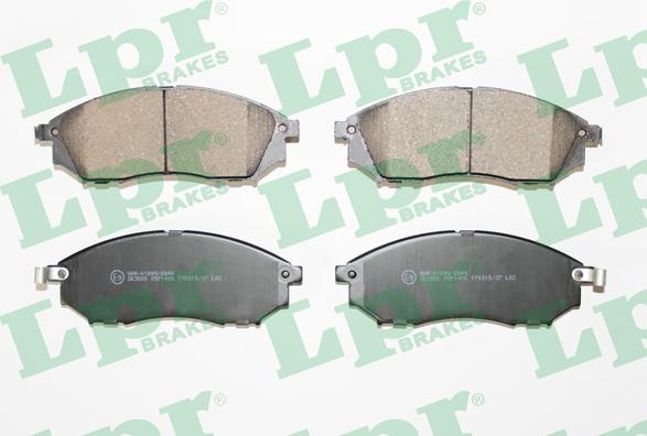 LPR 05P1406 - Brake Pad Set, disc brake onlydrive.pro