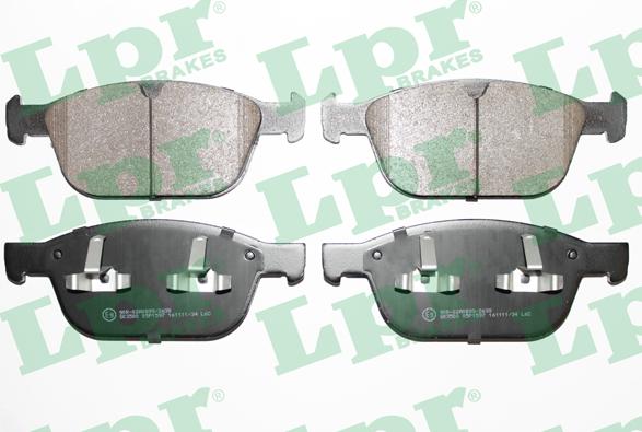 LPR 05P1597 - Brake Pad Set, disc brake onlydrive.pro