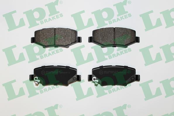 LPR 05P1555 - Brake Pad Set, disc brake onlydrive.pro