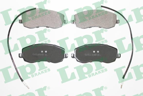 LPR 05P1557 - Brake Pad Set, disc brake onlydrive.pro