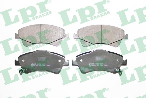 LPR 05P1589 - Brake Pad Set, disc brake onlydrive.pro