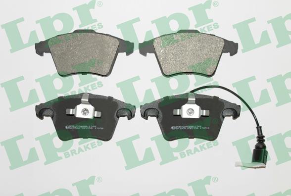 LPR 05P1536 - Brake Pad Set, disc brake onlydrive.pro