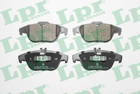 LPR 05P1528 - Brake Pad Set, disc brake onlydrive.pro