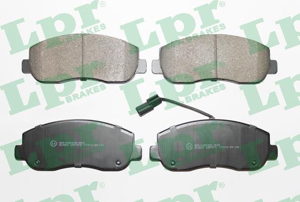 LPR 05P1579 - Brake Pad Set, disc brake onlydrive.pro