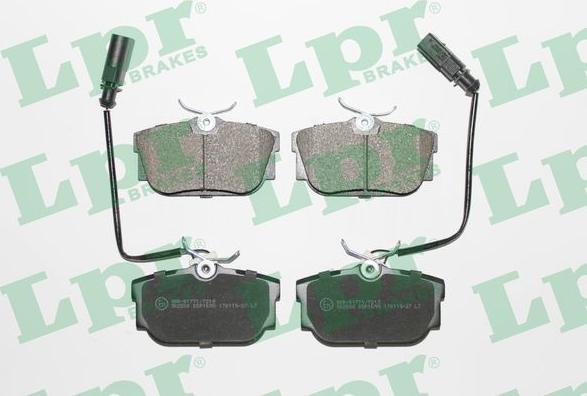 LPR 05P1699 - Brake Pad Set, disc brake onlydrive.pro