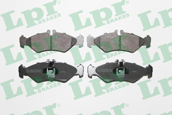 LPR 05P1614 - Brake Pad Set, disc brake onlydrive.pro