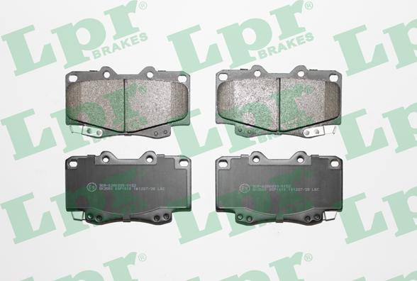 LPR 05P1610 - Brake Pad Set, disc brake onlydrive.pro