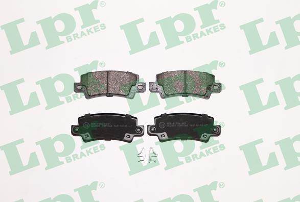 LPR 05P1068 - Brake Pad Set, disc brake onlydrive.pro