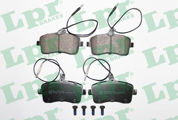 LPR 05P1196 - Brake Pad Set, disc brake onlydrive.pro