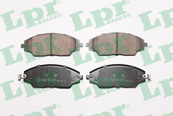 LPR 05P1846 - Brake Pad Set, disc brake onlydrive.pro