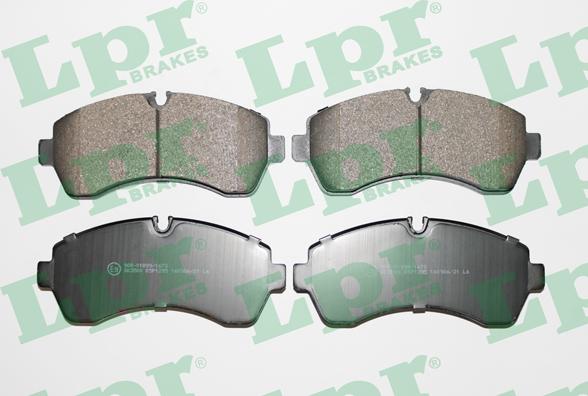 LPR 05P1295 - Brake Pad Set, disc brake onlydrive.pro