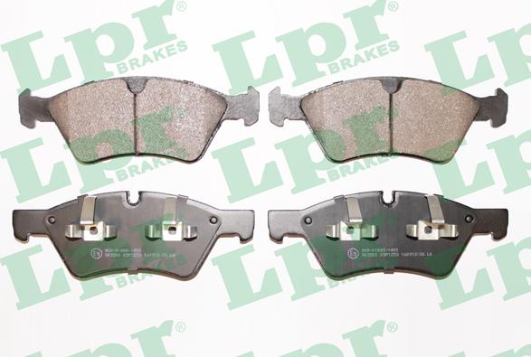 LPR 05P1253 - Brake Pad Set, disc brake onlydrive.pro