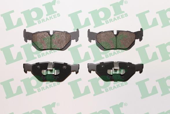 LPR 05P1252 - Brake Pad Set, disc brake onlydrive.pro