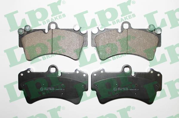 LPR 05P1257 - Brake Pad Set, disc brake onlydrive.pro