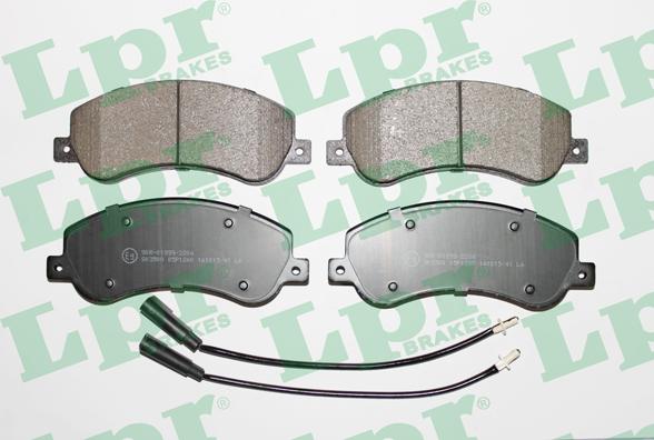 LPR 05P1260 - Brake Pad Set, disc brake onlydrive.pro