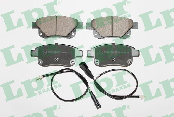 LPR 05P1261 - Brake Pad Set, disc brake onlydrive.pro