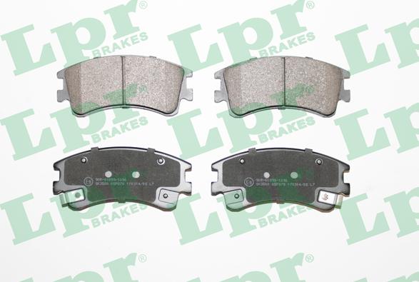 LPR 05P878 - Brake Pad Set, disc brake onlydrive.pro